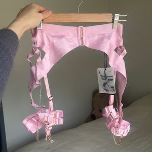 Honey Birdette Kukuro Pink Garter💕